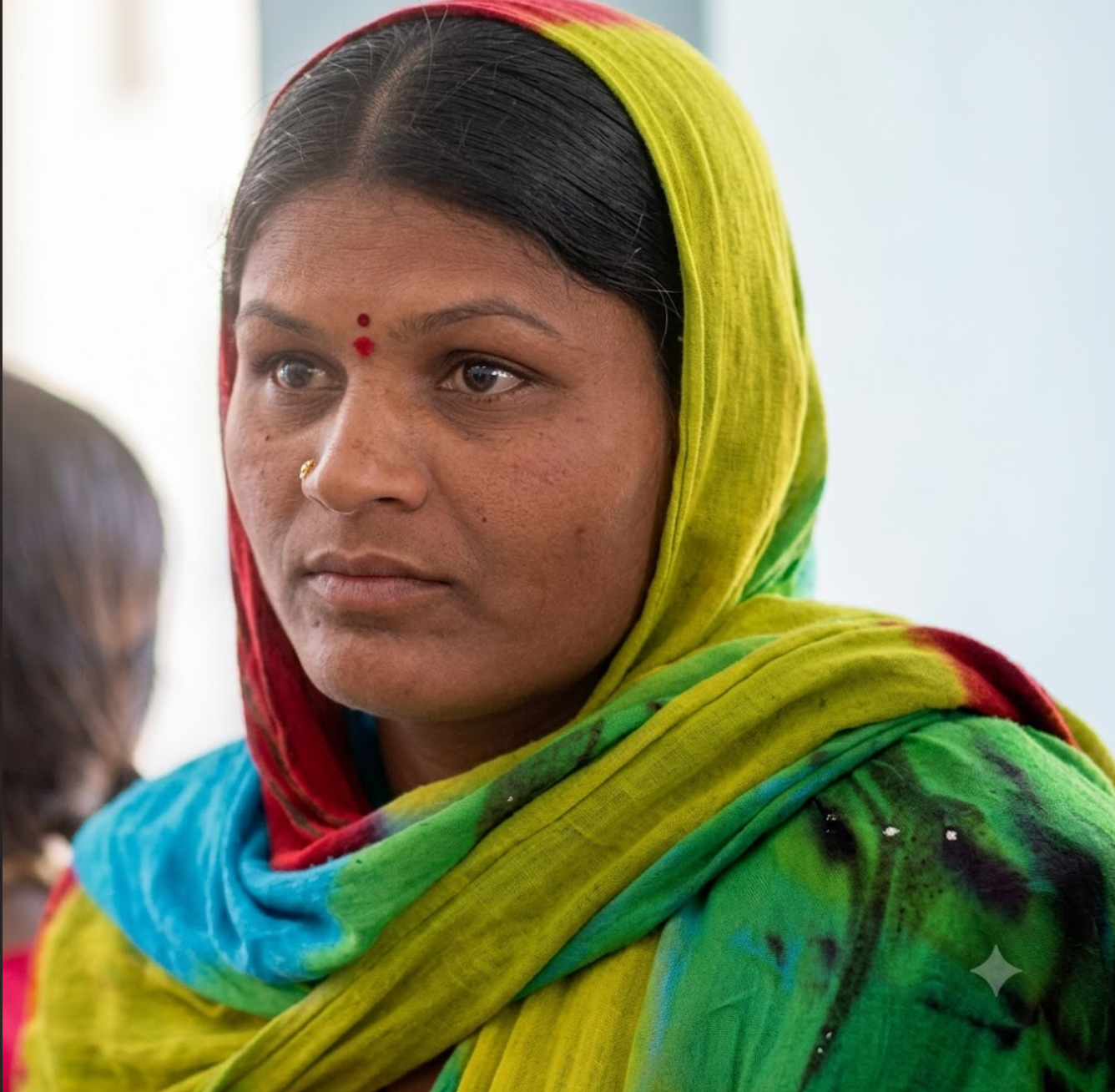 Woman supported by VT Seva cancer screening