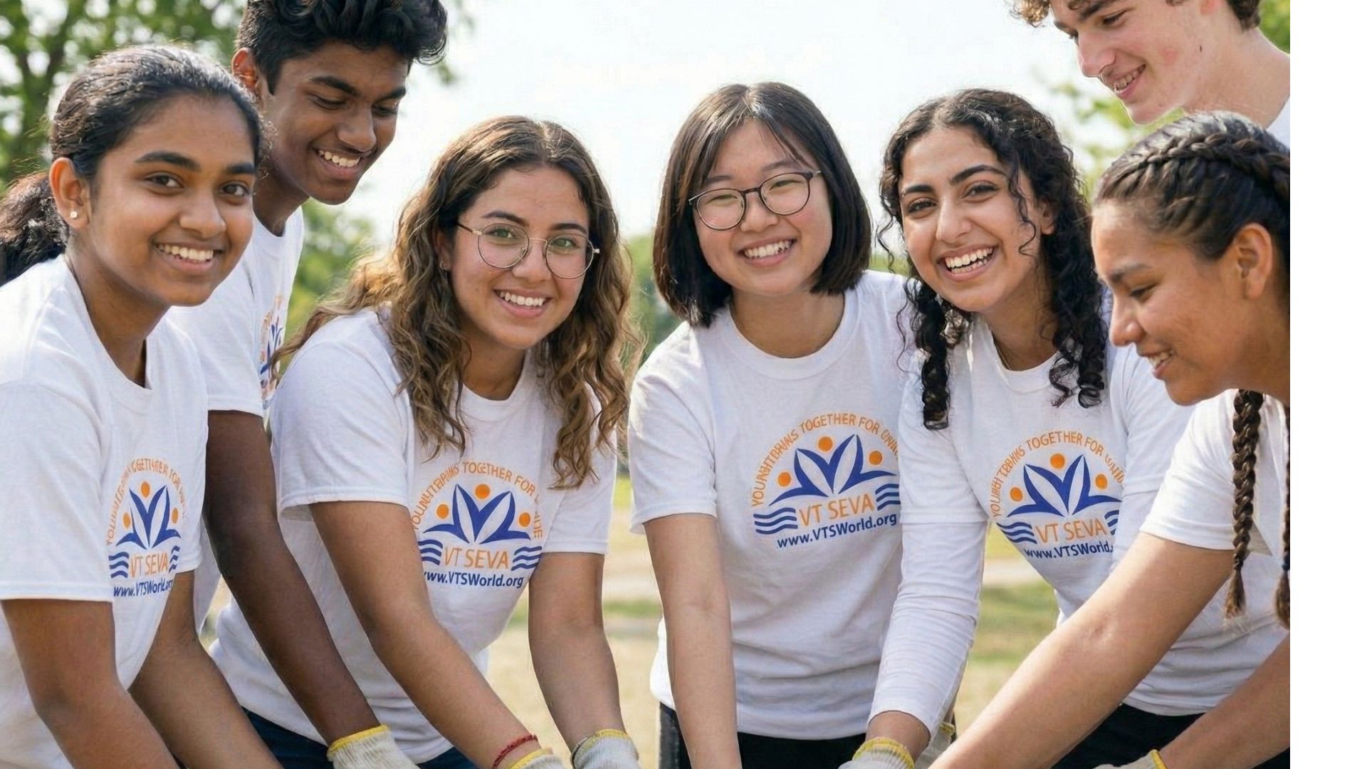 VT Seva youth volunteers